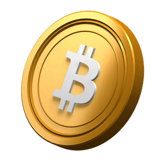 Graphic of Bitcoin BTC crypto coin in the free guide section